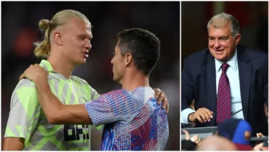 برشلونة يخطط لمرحلة ما بعد ليفاندوفسكي.. وهالاند الهدف الأول 5 29 14