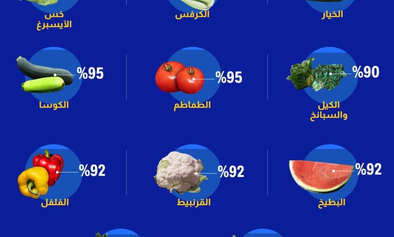 "كل مياهك ولا تشربها فقط": 12 غذاءً سحرياً تمنح جسمك ترطيباً فائقاً يتجاوز مفعول المياه 1 319243