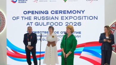"بورصة الغذاء العالمية": انطلاق فعاليات "جالفود 2026" في دبي.. وكيف خطفت روسيا الأنظار بجناح "ملياري" وشعار "صنع في روسيا"؟ 1 697766624c59b7421e592817