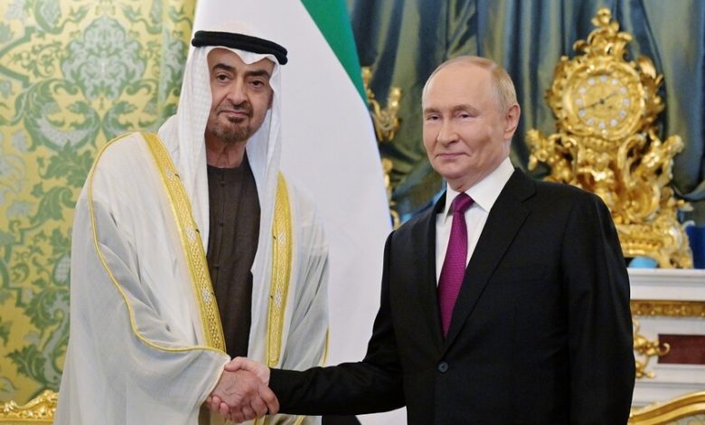 "قمة الحلفاء الاستراتيجيين": بوتين يستقبل محمد بن زايد في موسكو غداً الخميس.. هل ترسم "مباحثات الكرملين" خارطة طريق جديدة للطاقة والسلام مطلع 2026؟ 1 6979f988423604539306ecd9