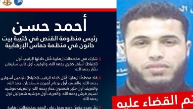 "ضربة لمنظومة القنص".. الجيش الإسرائيلي يعلن مقتل أحمد حسن قائد كتيبة بيت حانون في غزة 1 698c4a94423604297505f5db