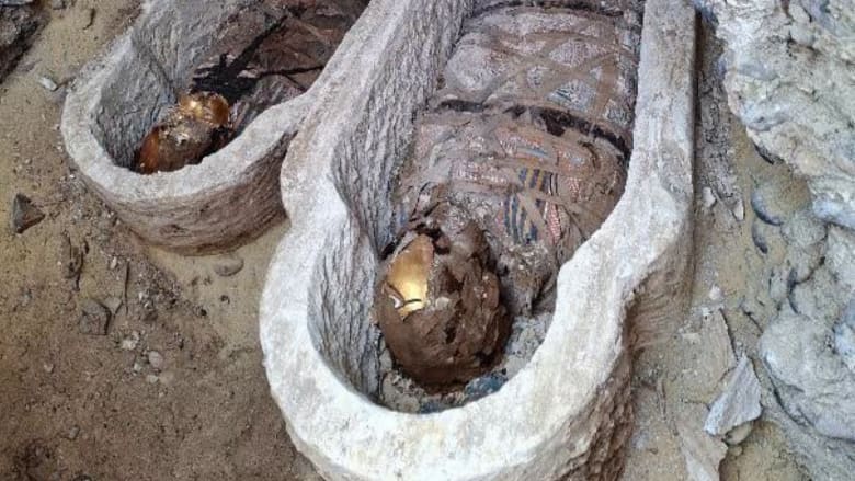 بـ ألسنة ذهبية ونصوص لـ هوميروس .. اكتشاف مقبرة رومانية نادرة في قلب صعيد مصر 1 329730