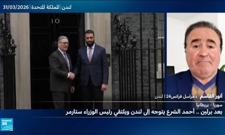 ستارمر يلتقي الشرع لبحث ملف الهجرة 1 d8b3d8aad8a7d8b1d985d8b1 d98ad984d8aad982d98a d8a7d984d8b4d8b1d8b9 d984d8a8d8add8ab d985d984d981 d8a7d984d987d8acd8b1d8a9