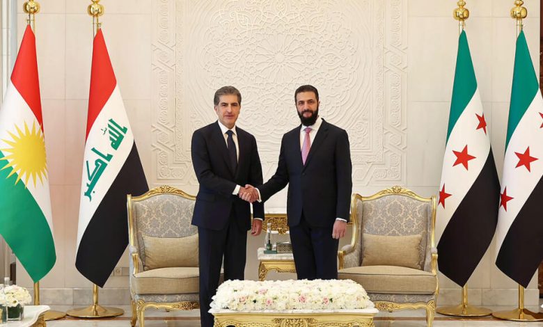 بارزاني يبحث في دمشق آليات دمج المؤسسات الكردية بسوريا 1 d8a8d8a7d8b1d8b2d8a7d986d98a d98ad8a8d8add8ab d981d98a d8afd985d8b4d982 d8a2d984d98ad8a7d8aa d8afd985d8ac d8a7d984d985d8a4d8b3d8b3d8a7